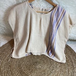 HAND WOVEN HANDMADE BOHO CROPPED TOP-Thailand-FESTIVAL